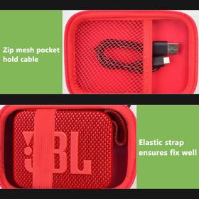 ALKOO JBL Go 4 case smooth zipper for quick opening and closing