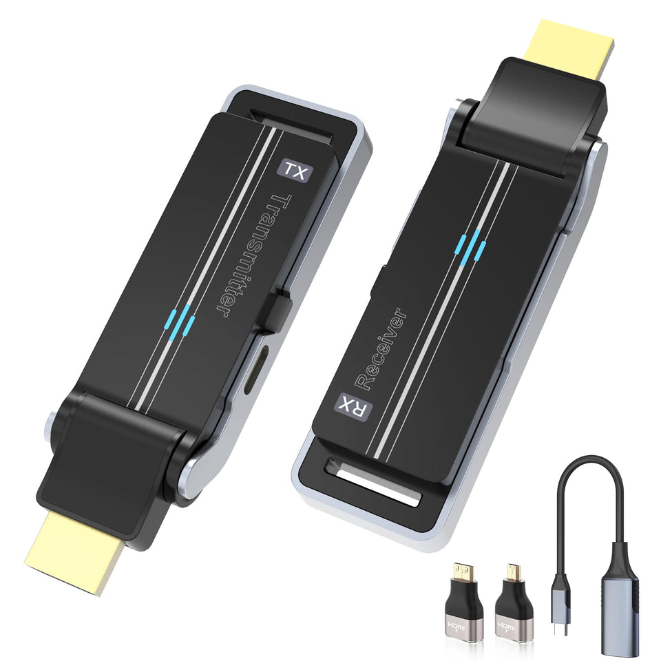 ALL- LUCKY front view of transmitter and receiver kit showing compact design and benefits