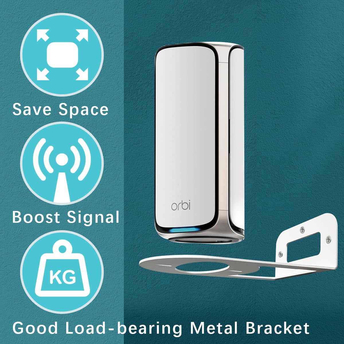 ALLICAVER organizer bracket neatly tucks cables away for a tidier setup