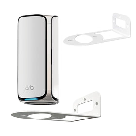 ALLICAVER WiFi 7 wall-mount kit assembly shows a tidy setup for a clean home network