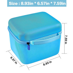ALLPRIMO blue case protects contents from dust and bumps during travel