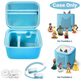 ALLPRIMO EVA-protected Tonie accessories case protects headphones and figurines on the go