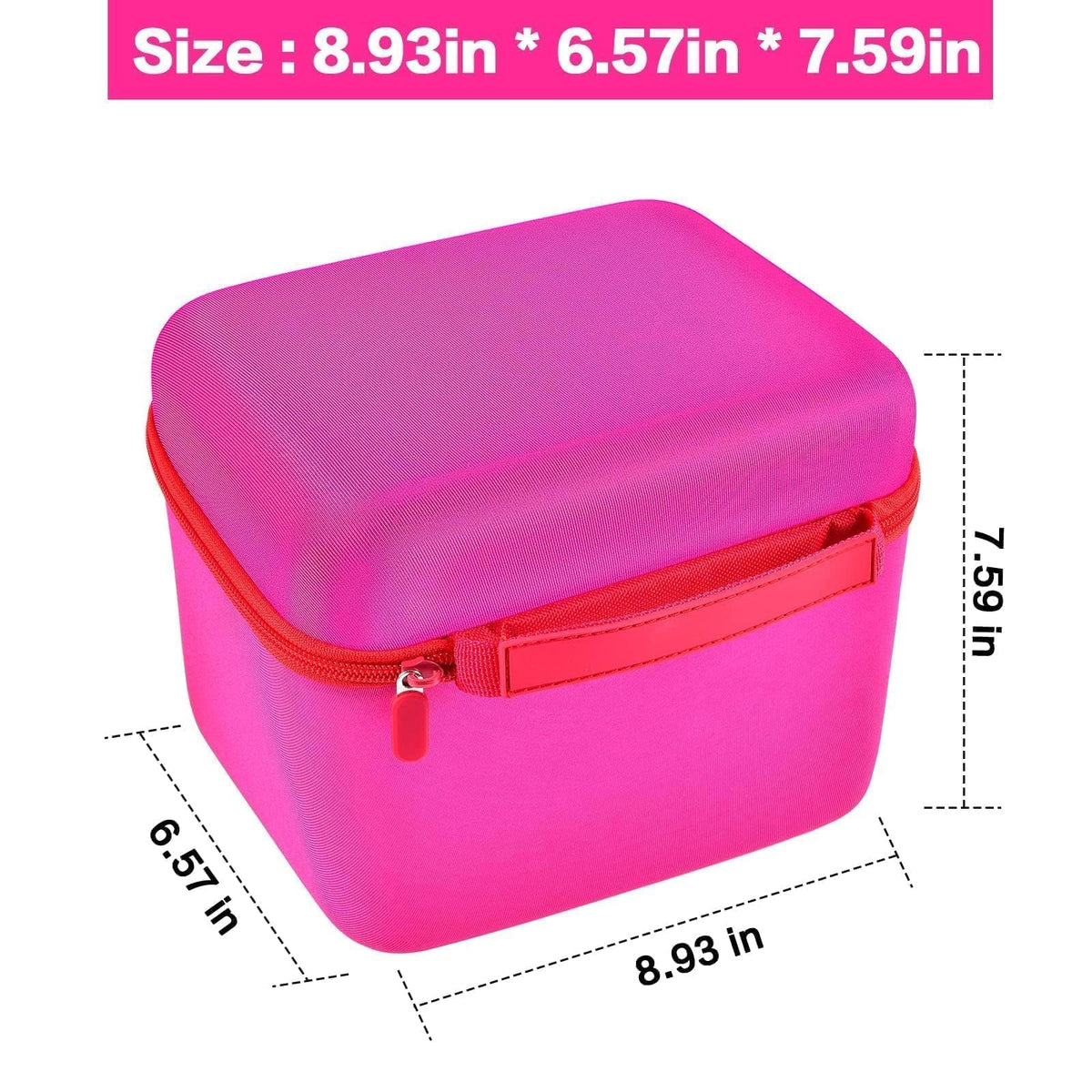 ALLPRIMO travel-ready case with sturdy handle for taking Toniebox anywhere.