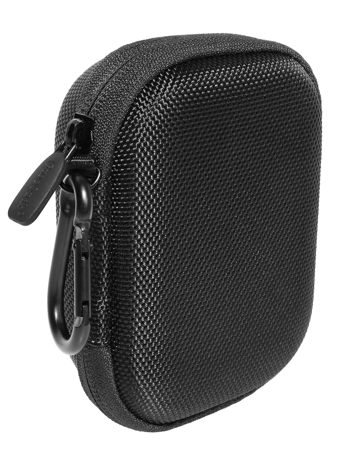 Alltravel case open interior with elastic strap and mesh pocket organizing accessories