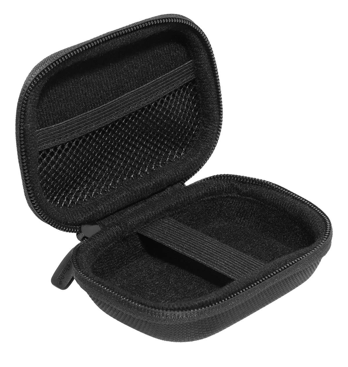 Alltravel case with JBL charging case inside showing exact fit and scale
