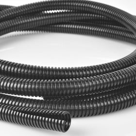 ALLWIN split loom 1/4-10ft black protects engine bay wiring from abrasion and heat.