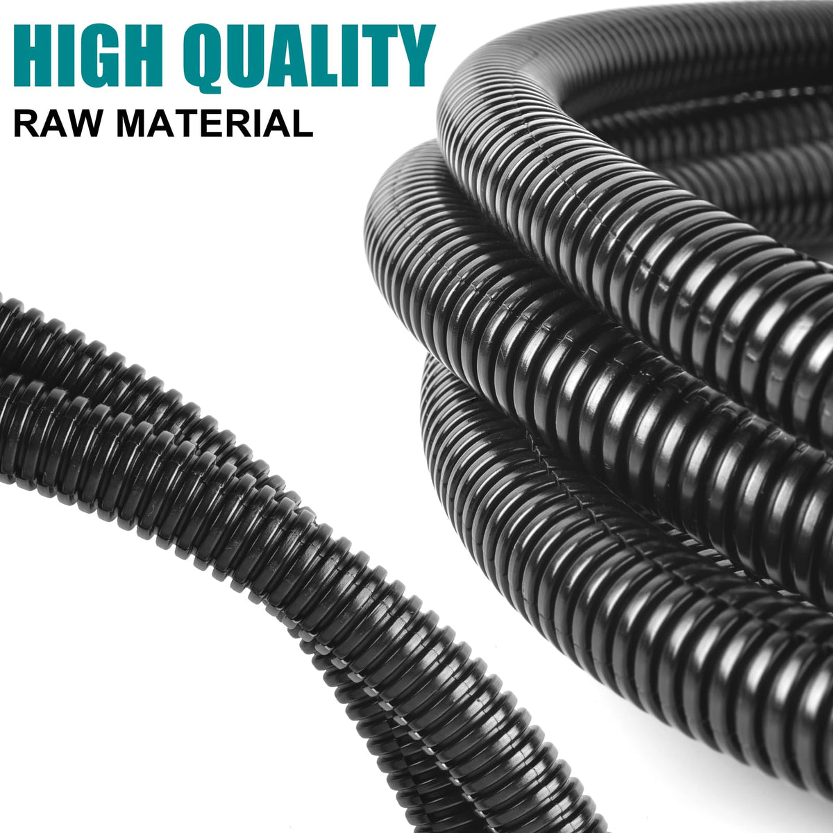 ALLWIN split loom guards wires from oils and chemicals in garages.