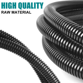 ALLWIN split loom guards wires from oils and chemicals in garages.