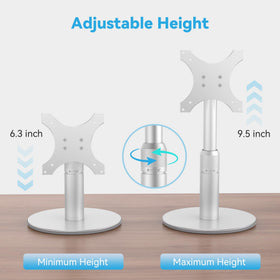 Almoz side profile demonstrating tilt adjustment for improved viewing angles