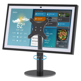 Almoz front view showing Echo Show mounted, raises screen for better ergonomics