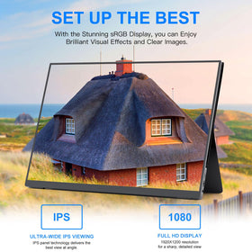 ALO LG 10.5-inch portable monitor HDR scene mode for vivid visuals