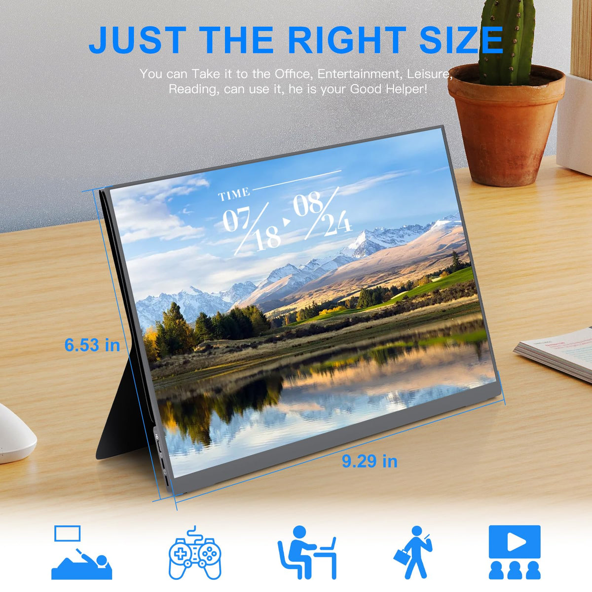 ALO LG 10.5-inch portable monitor smart cover and stand for stable angles
