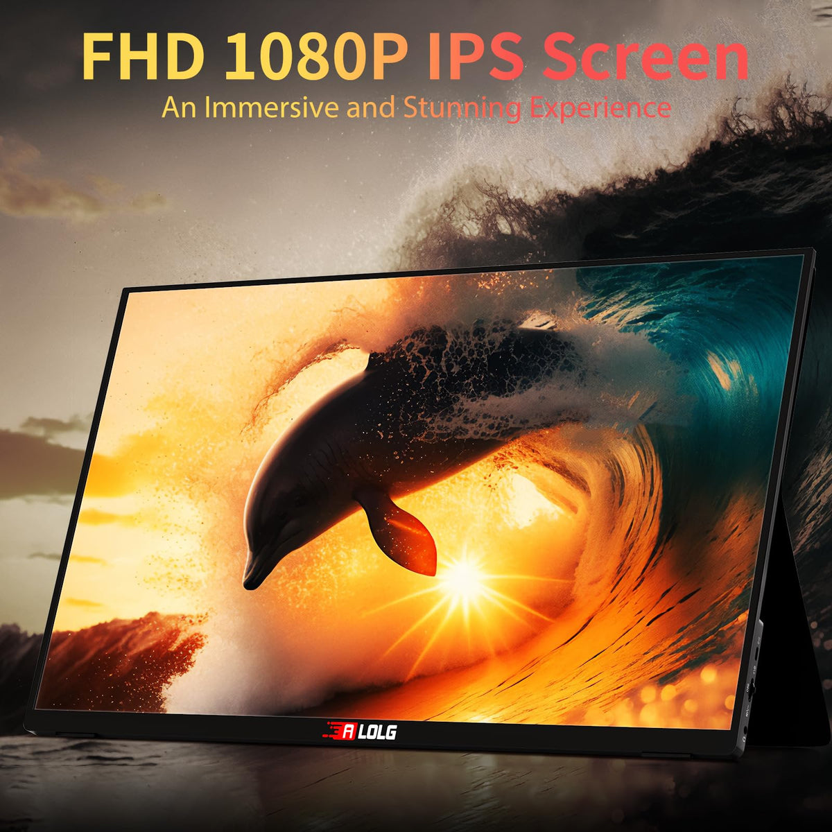 ALOLG plug-and-play USB-C setup for instant, driver-free viewing.