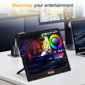 ALOLG Mini HDMI port for easy setup with laptops and consoles.