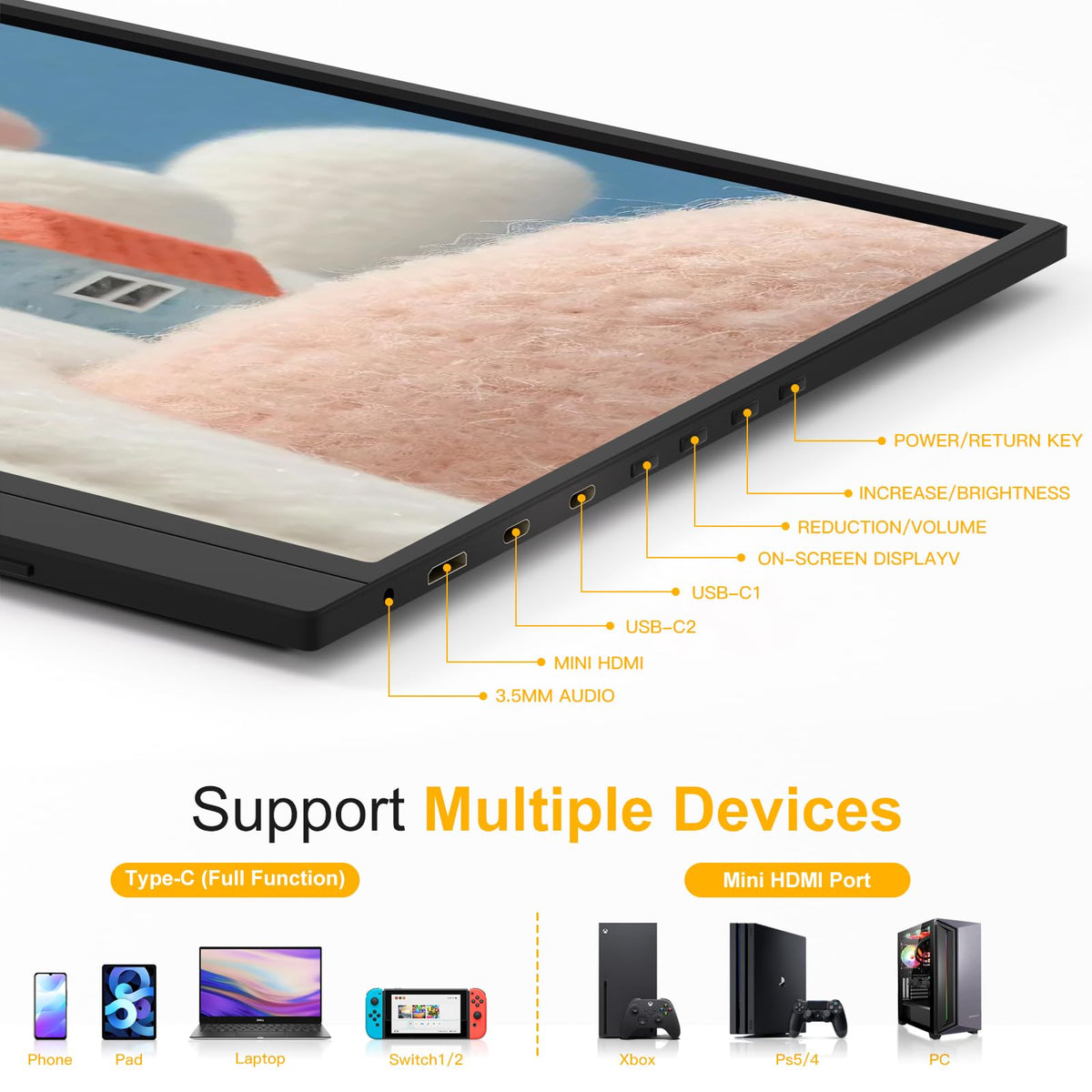 ALOLG smart cover doubles as a protective stand.
