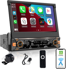 Alondy 7-inch flip-out touchscreen on dash for easy control