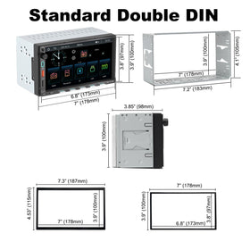 Alondy dash-kit size guide helps ensure a proper fit.