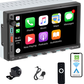 Alondy 7-inch touchscreen display for easy in-dash control.
