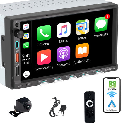 Alondy 7-inch touchscreen display for easy in-dash control.
