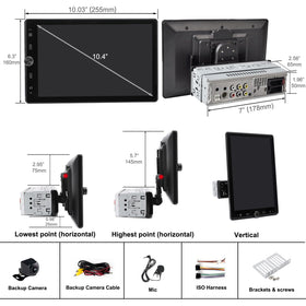 Alondy USB, AUX and SD ports for versatile media