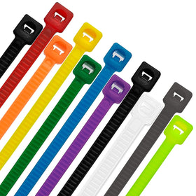 Alopuxi 8 inch zip ties pack ready for quick organization.
