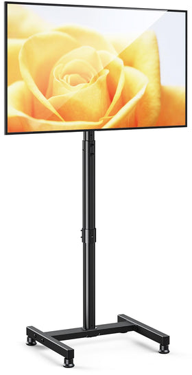 Alphamount front view showing mounted TV and slim profile improves room layout
