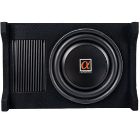 Alphasonik AS100A built-in amplifier unit highlighting integrated car audio upgrade.