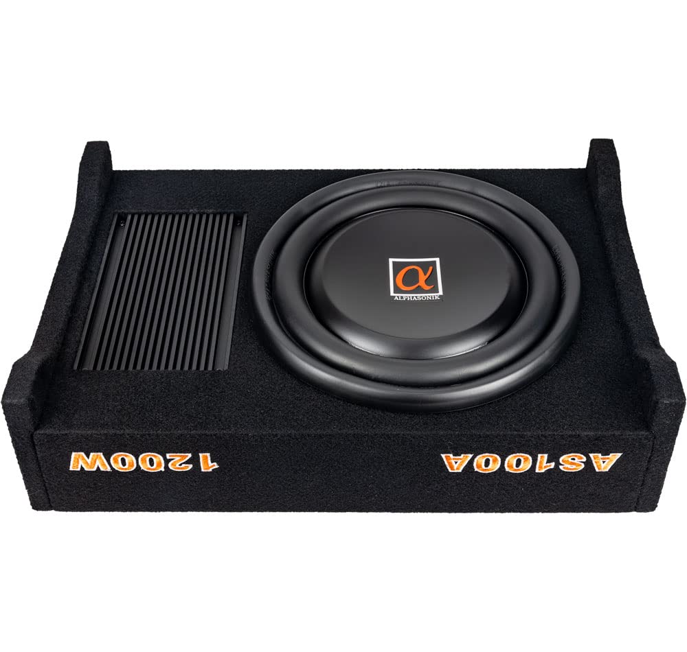 Alphasonik AS100A remote bass knob enables convenient tone control.