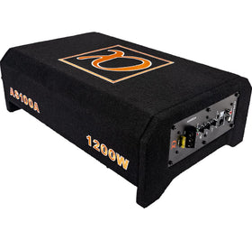 Alphasonik AS100A side profile showing compact depth for easy installation.