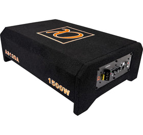 Alphasonik AS120A built-in amplifier back panel with accessible wiring
