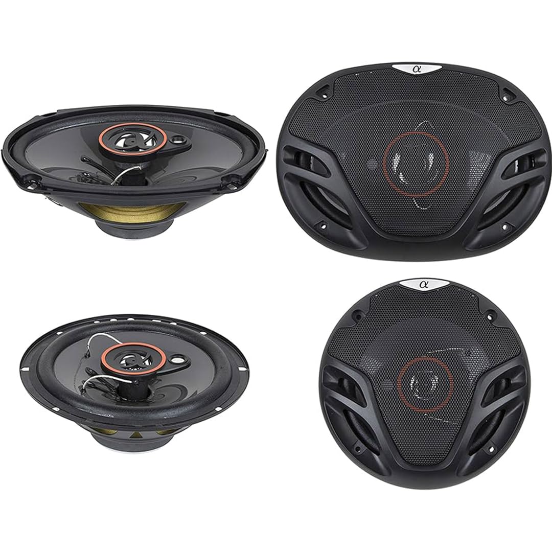 Alphasonik AS265P 6.5-inch speakers front view for clearer midrange
