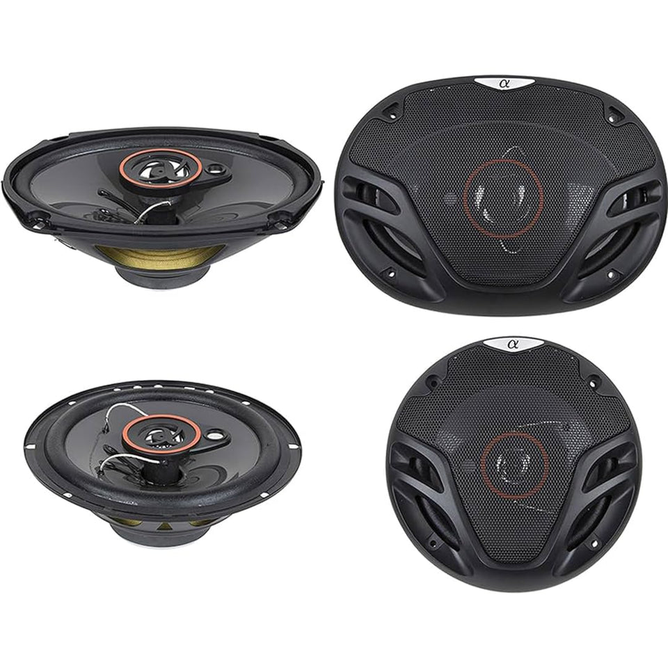 Alphasonik AS265P 6.5-inch speakers front view for clearer midrange