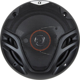 Alphasonik AS265P grilles installed demonstrates neat fit and protection during daily driving.
