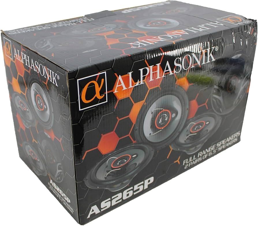 Alphasonik AS265P mounting hardware included for easy, tool-friendly installation.