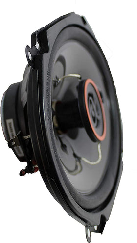 Alphasonik AS68 cone close-up highlighting materials for improved mid-bass response