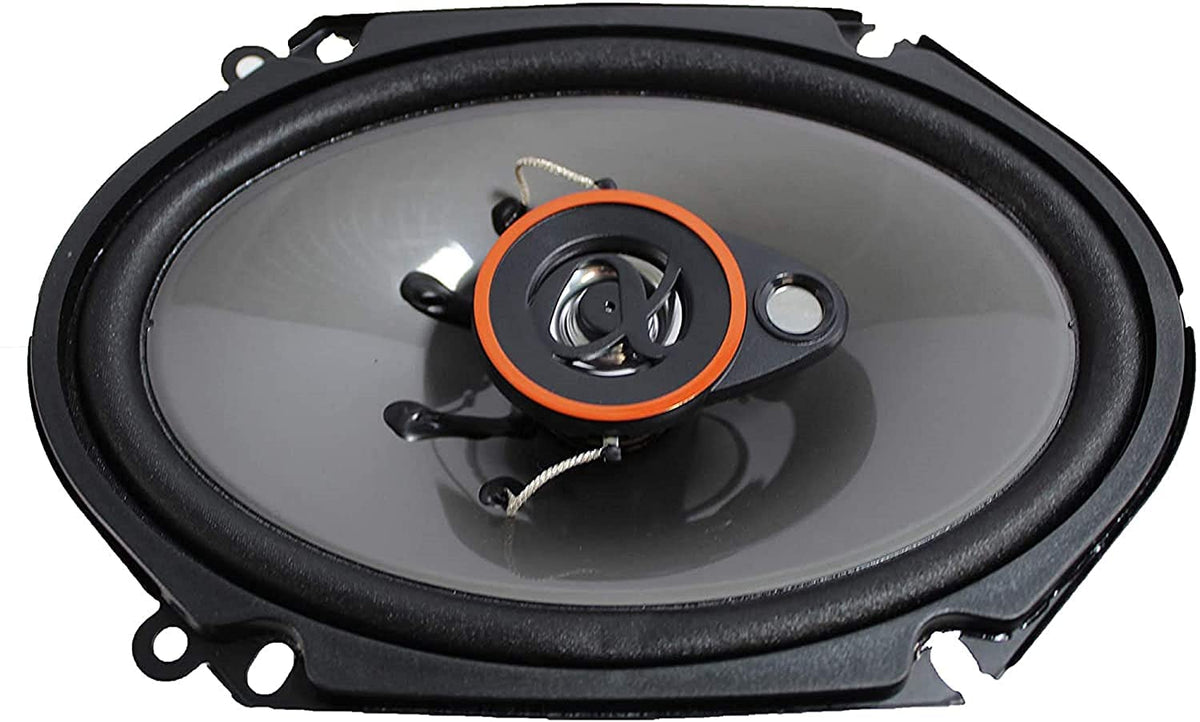 Alphasonik AS68 tweeter detail showing dome for crisp high-frequency clarity