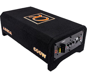 Alphasonik AS80A built-in amplifier for simplified, space-saving audio in vehicles.