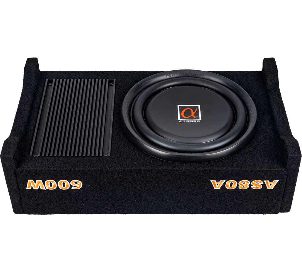 Alphasonik AS80A remote bass knob enables easy on-the-fly control.