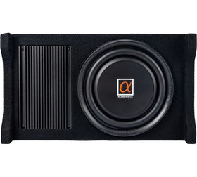Alphasonik AS80A slim enclosure fits tight spaces in cars.