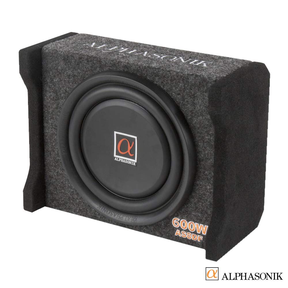 Alphasonik AS8DF cone detail showcases spun aluminum durability for lasting performance.