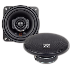 Alphasonik NS42 front view showing speaker face and clean installation benefit