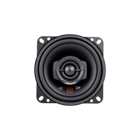 Alphasonik NS42 mounted in car door demonstrating improved in-car audio benefit