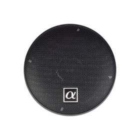 Alphasonik NS42 PEI dome tweeter detail showing crisp high-frequency benefit