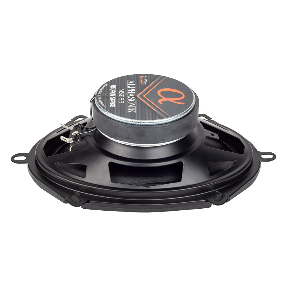 Alphasonik NS683 installed in car door showing improved sound clarity