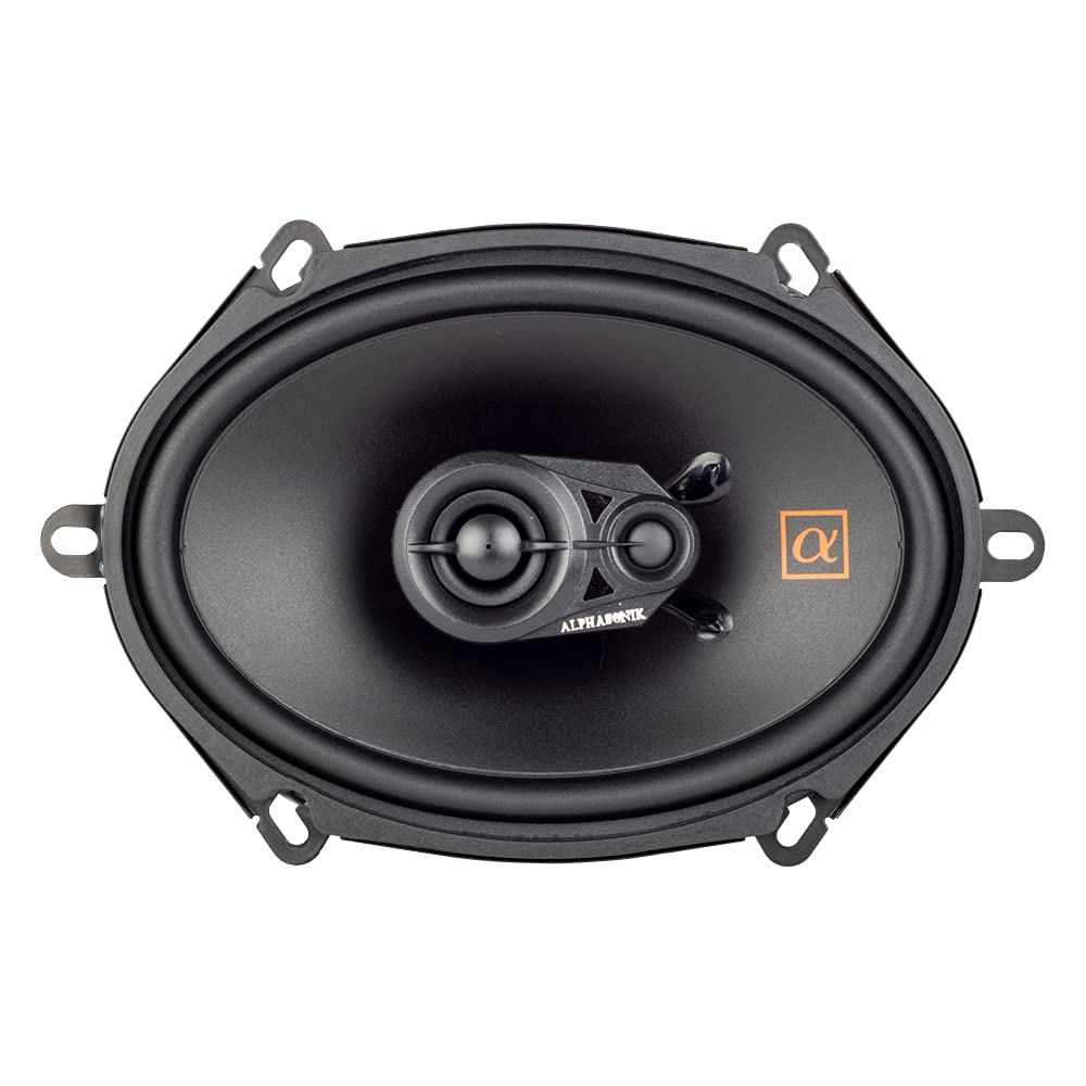 Alphasonik NS683 PEI dome tweeter detail showing crisp high-frequency response