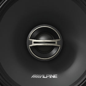 Neodymium magnets detail in Alpine DM-65-G for efficient power handling.