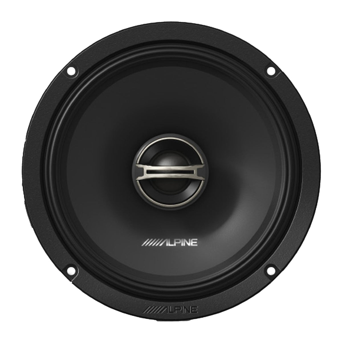 Close-up of Alpine DM-65-G Tedoron tweeter diaphragm delivering smooth highs.