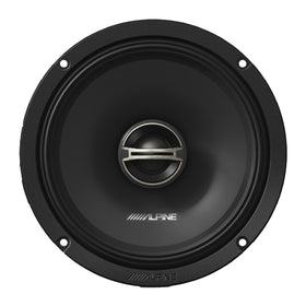 Close-up of Alpine DM-65-G Tedoron tweeter diaphragm delivering smooth highs.