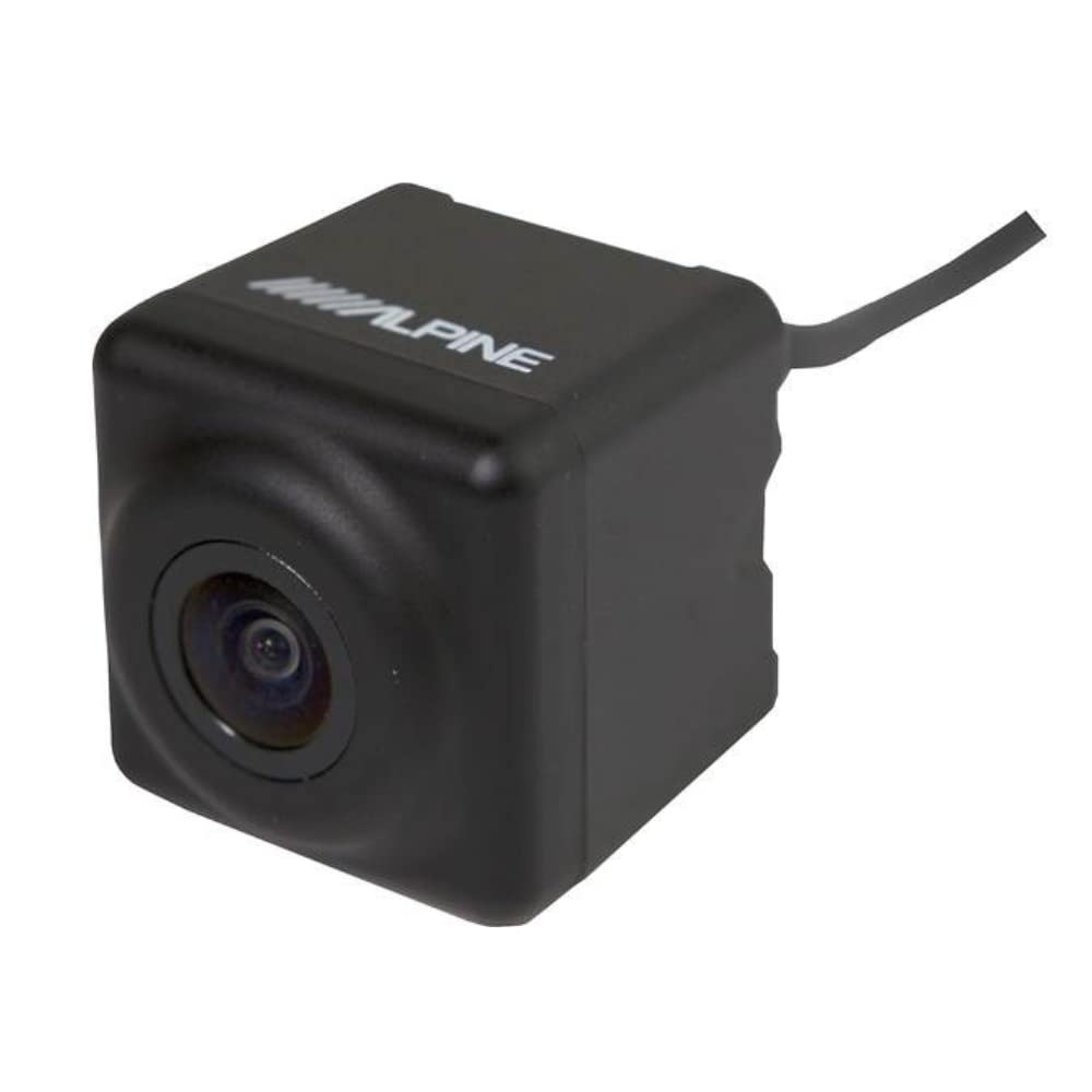 Alpine HCE-C1100 HDR rear-view camera provides wide-angle coverage for safer reversing.