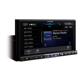Alpine iLX-507 7-inch display for clear navigation and media viewing.